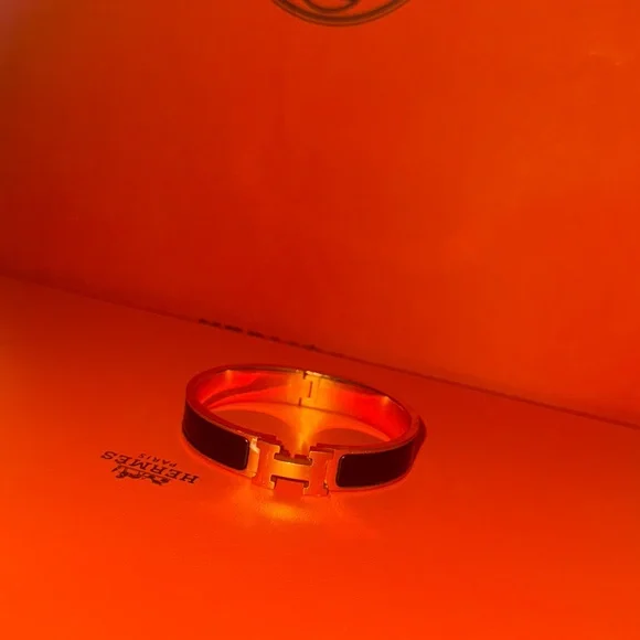 Hermes Black and Gold Women's Watch - Picture 1 of 5